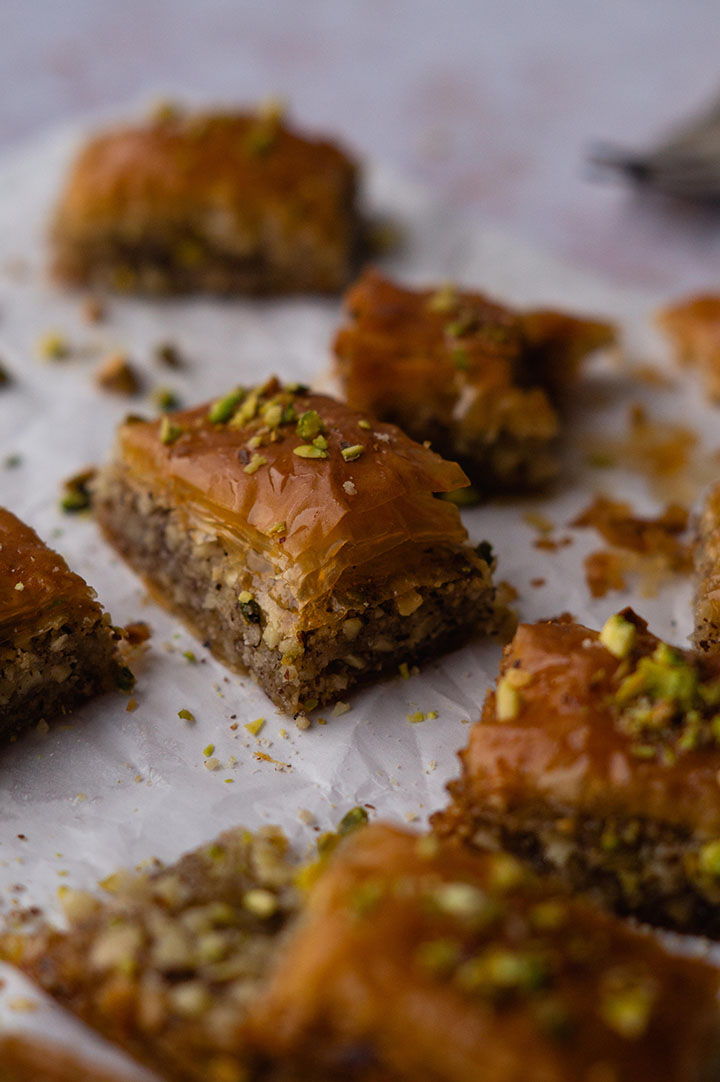 Veganes Baklava Nüsse verwerten Use Your Food