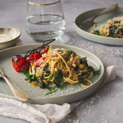 Bärlauch Tomaten Pasta