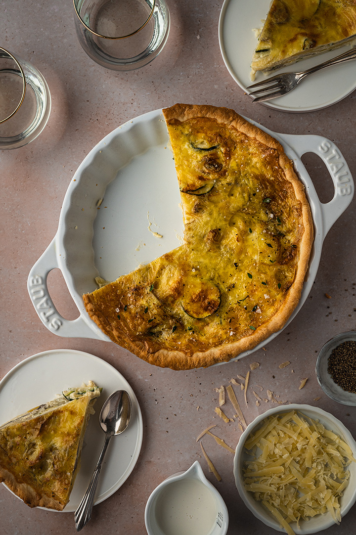 Gemüsequiche mit Käse - Resteverwertung von Gemüse – Use Your Food