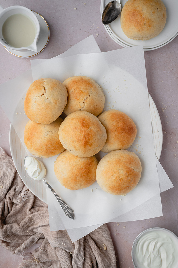 Süße Quarkbrötchen ohne Hefe und Ei – Use Your Food