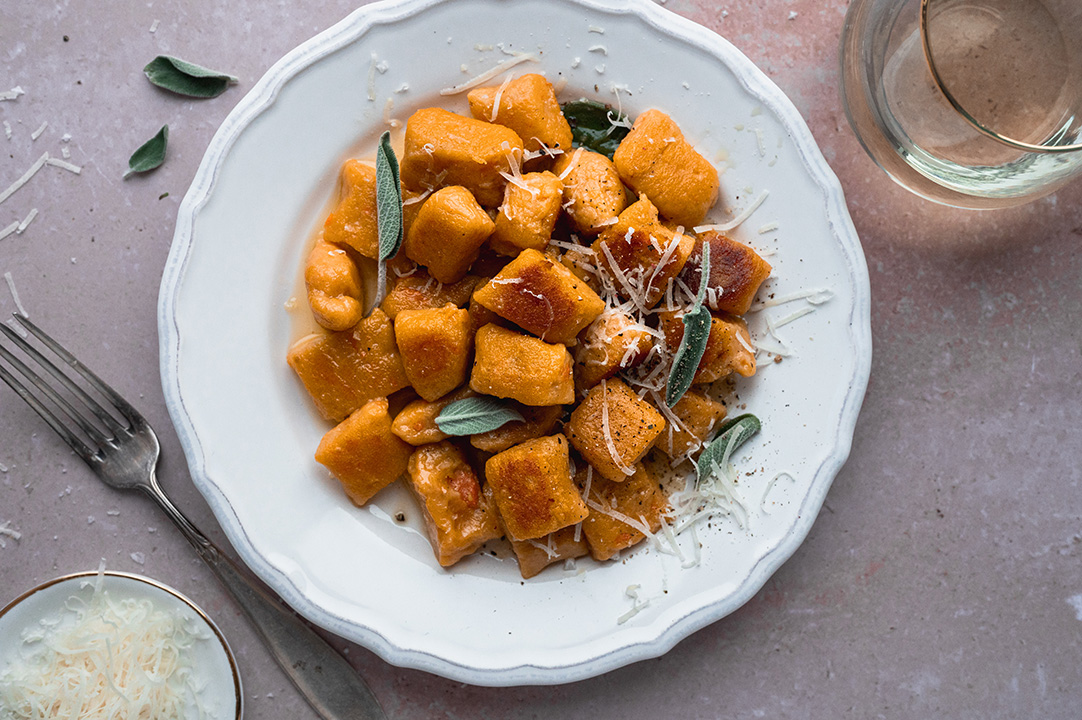 Süßkartoffel Gnocchi mit Ricotta - einfach und schnell – Use Your Food
