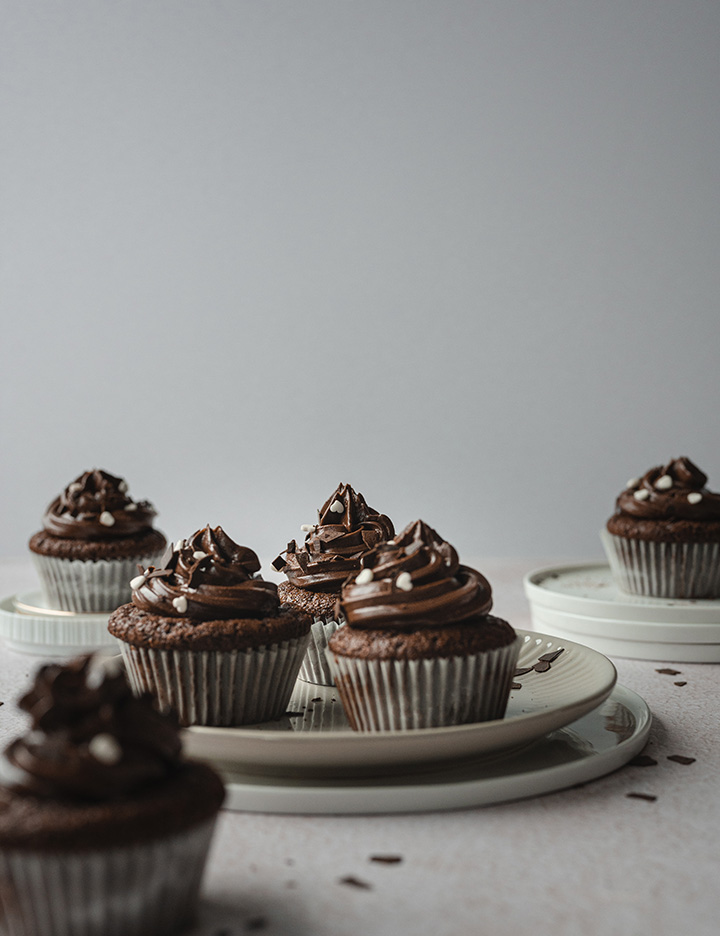 Vegane Schoko-Cupcakes mit Schoko-Buttercreme – Use Your Food