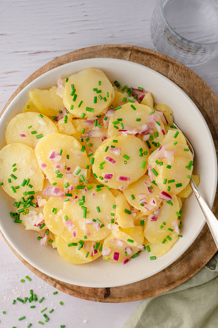 Kartoffelsalat mit Brühe, Essig und Öl – Use Your Food