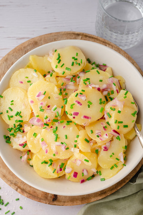 Kartoffelsalat mit Brühe, Essig und Öl – Use Your Food