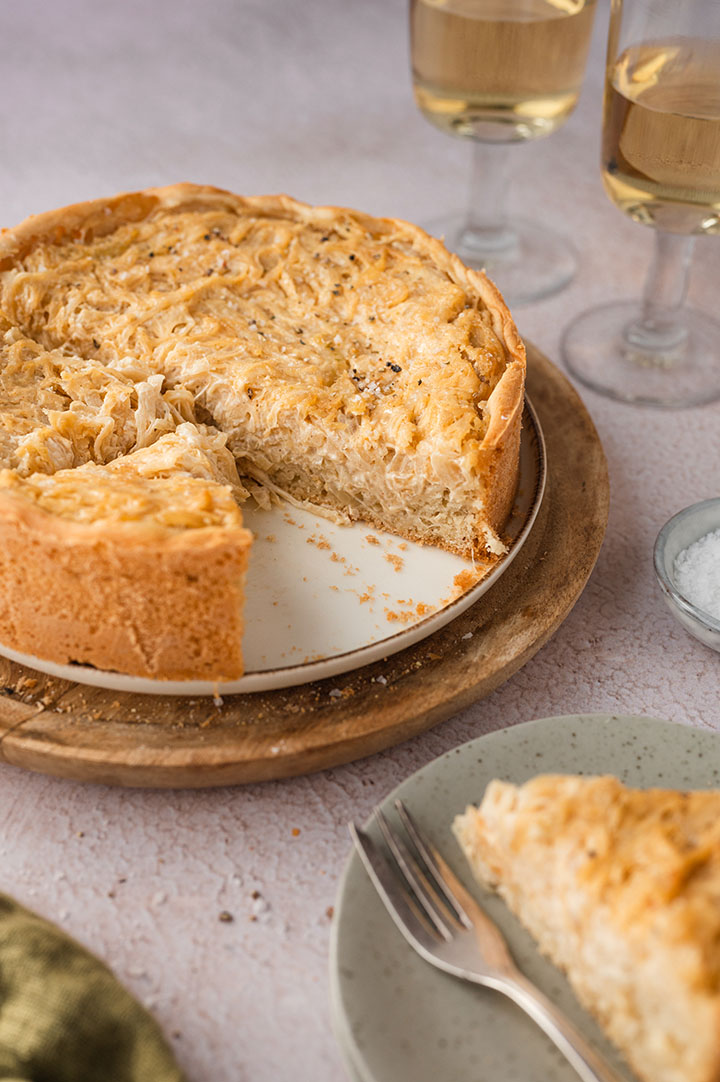 Vegetarischer Zwiebelkuchen ohne Ei – Use Your Food