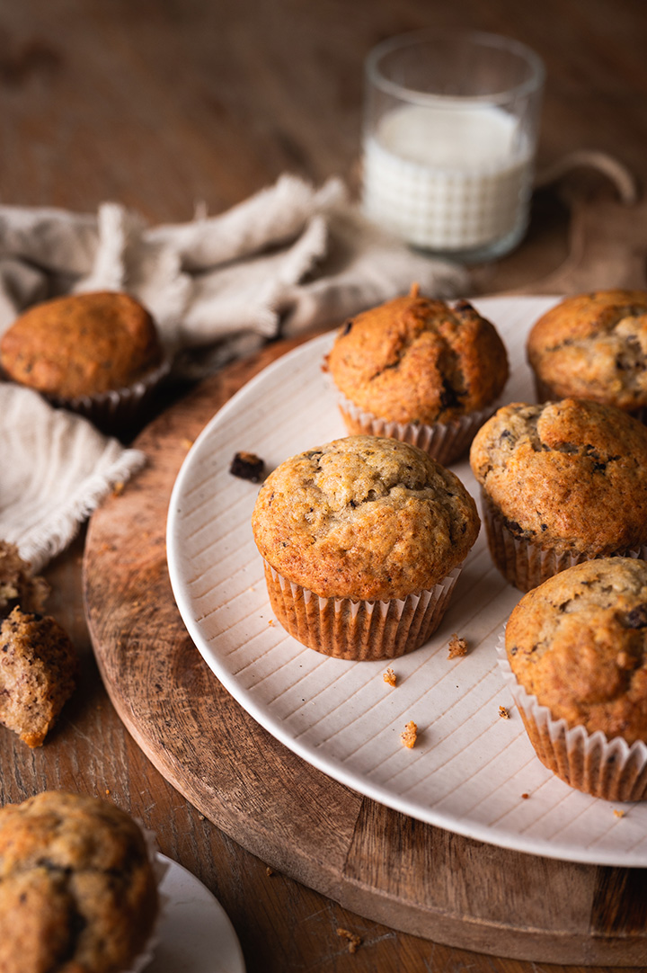Saftige Bananen-Schoko-Muffins ohne Ei – Use Your Food