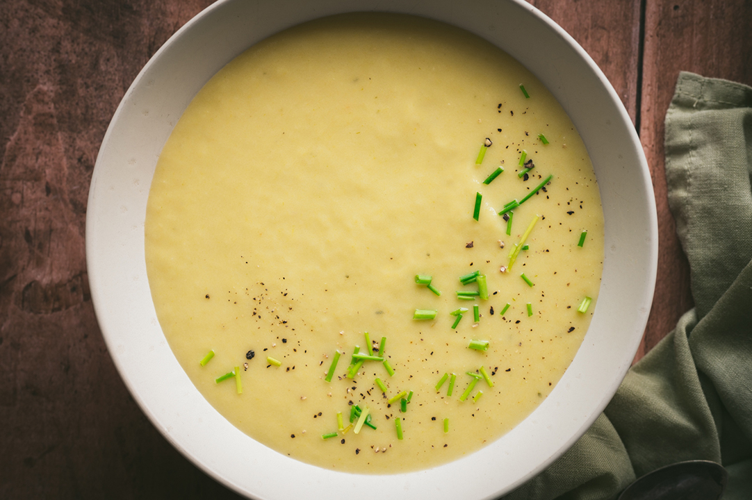 Vegetarische Kartoffel Lauch Suppe – Use Your Food