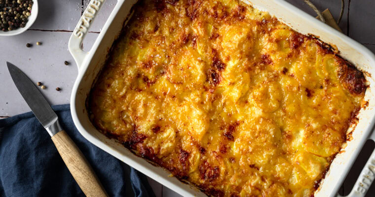 Cremiges Kartoffelgratin mit Käse