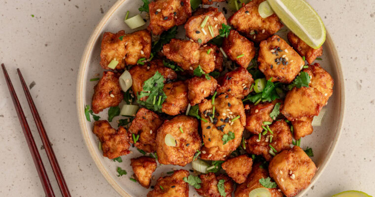 Knuspriger Tofu aus dem Airfryer