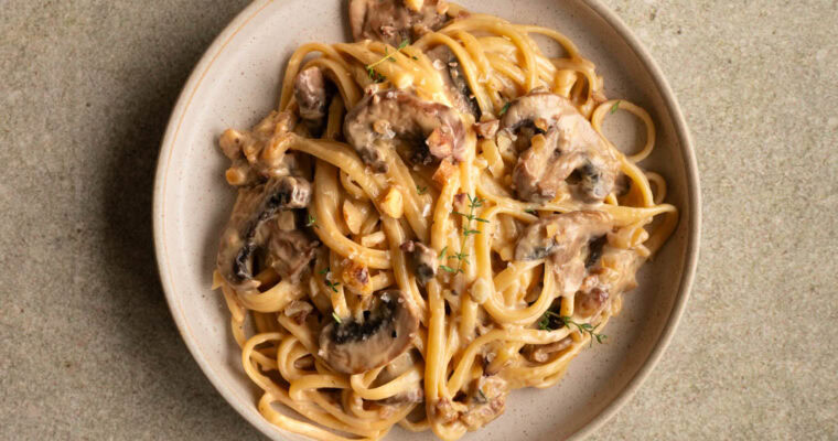 Pasta mit Maronen und Pilzen