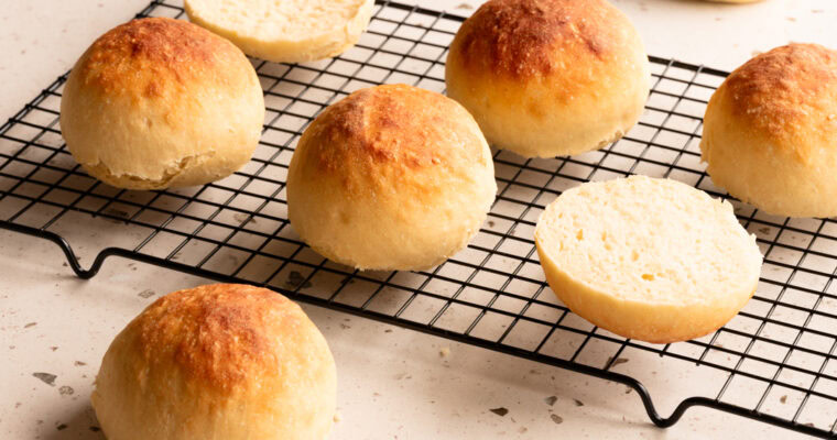 Fluffige Kartoffelbrötchen aus gekochten Kartoffeln