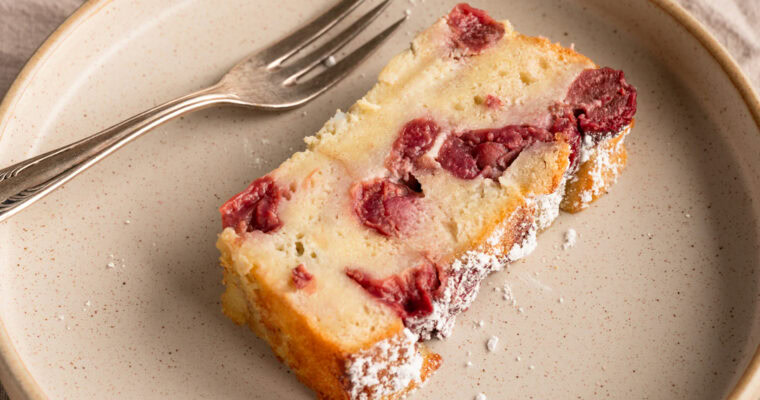 Armer Ritter Kuchen mit Kirschen