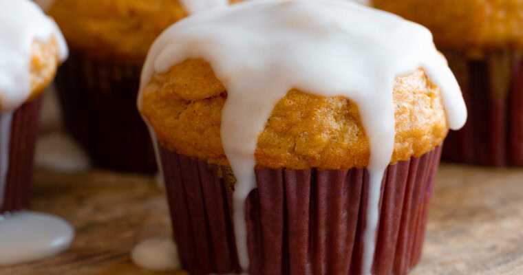 Karottenmuffins mit Öl (ohne Ei)