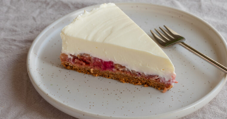 Rhabarber Käsekuchen ohne Backen