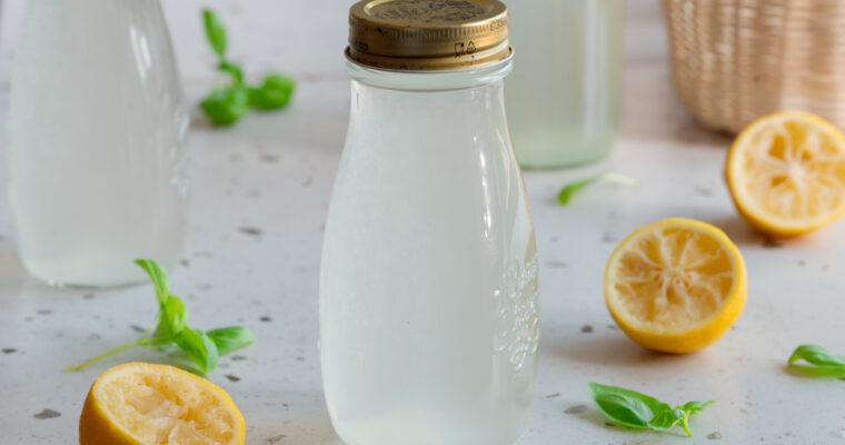 Basilikum Sirup mit Zitrone – Basilikum verwerten