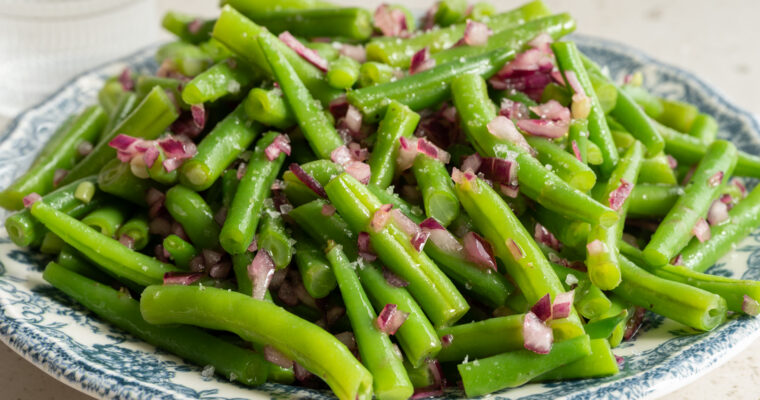 Knackiger Bohnensalat mit grünen Bohnen