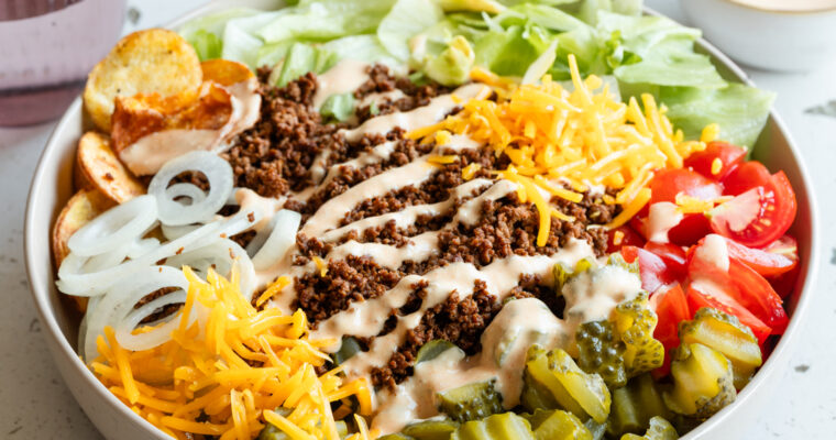 Vegetarische Big Mac Bowl
